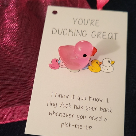 Pocket Hug Pink Duck - Picture 2 of 4